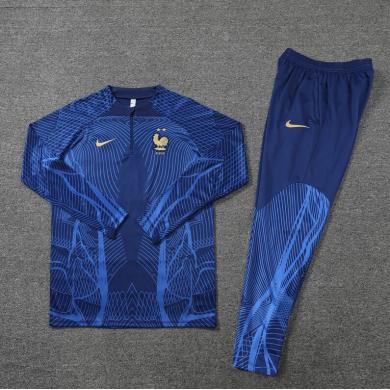 Sudadera Entrenamiento FC Francia Azul Real 22/23