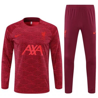 Sudadera Entrenamiento FC Liverpool Rojo Jujube 22/23 Niño