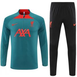 Sudadera Entrenamiento FC Liverpool Verde 22/23