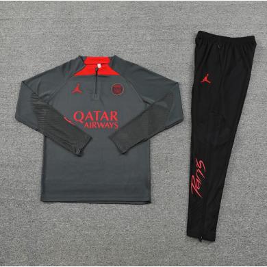 Sudadera Entrenamiento FC París Gris Oscuro 22/23