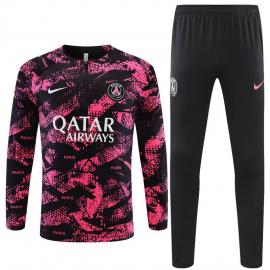 Sudadera Entrenamiento FC París Rosa Y Negro 22/23