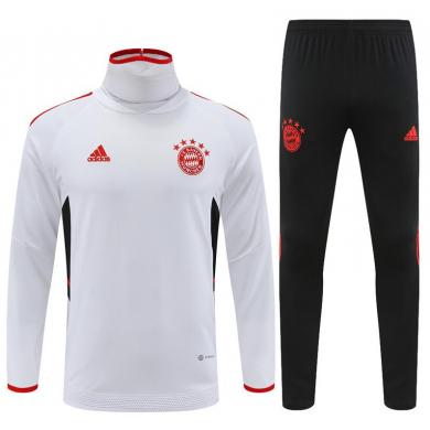 Sudadera Entrenamiento FC Bávaro Blanco Cuello Alto 22/23