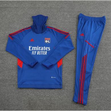 Sudadera Entrenamiento FC Lyon Azul Elegante 22/23