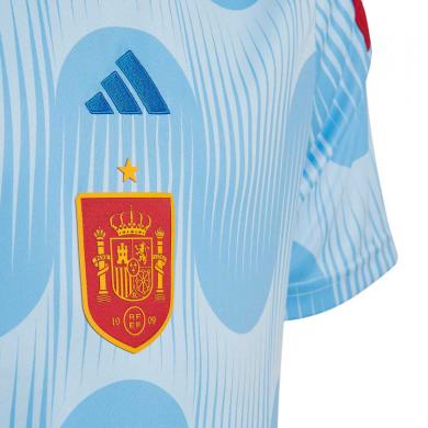 Camiseta España Segunda Equipación Mundial Qatar 2022 Niño