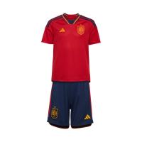 Conjunto España Primera Equipación Mundial Qatar 2022 Niño 