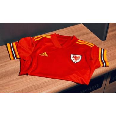 Camiseta de fútbol Gales 1ª equipación Euro 2020