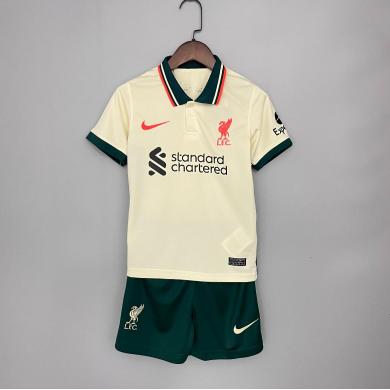 Camiseta Liverpool 2ª Equipación 2021/2022 Niño