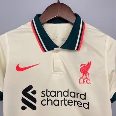 Camiseta Liverpool 2ª Equipación 2021/2022 Niño