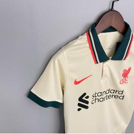 Camiseta Liverpool 2ª Equipación 2021/2022 Niño