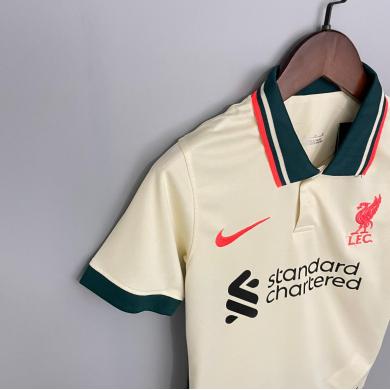 Camiseta Liverpool 2ª Equipación 2021/2022 Niño