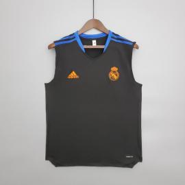 CAMISETA SIN MANGAS ENTRENAMIENTO REAL MADRID 21/22 - NEGRA