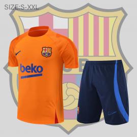 Camiseta 22/23 b-arcelona Entreno Equipacion Manga Corta Naranja