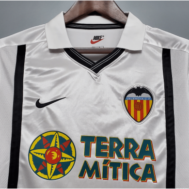 Camiseta Retro Valencia Cf Primera Equipación 2001