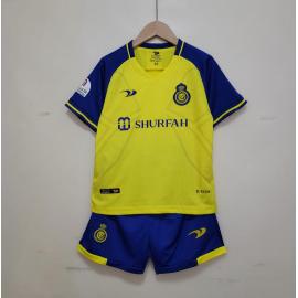 Camiseta Ronaldo 7 Al-Nassr FC Primera Equipación 22/23 Niño