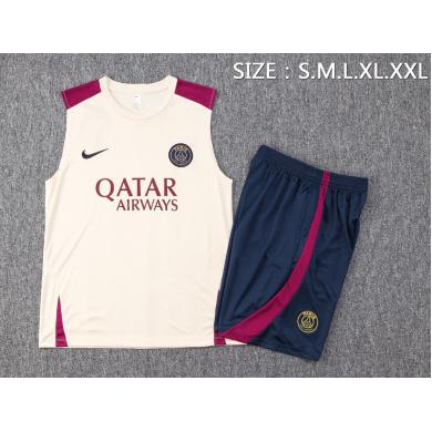 Camiseta De Fútbol Sin Mangas PSG 23/24 + Pantalone