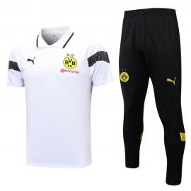 Polo Borussia Dortmund Pre-match 23/24 Blanco