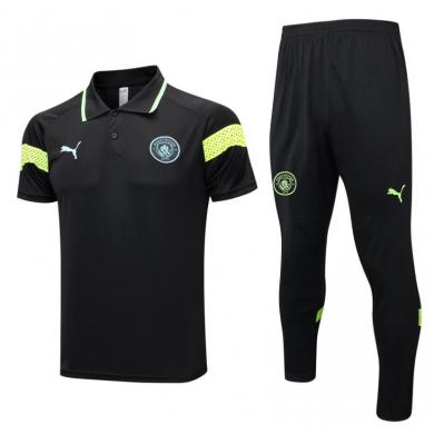 Polo Manchester City Pre-match 23/24 Negro