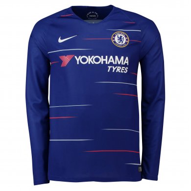 Camiseta Stadium de la equipación local del Chelsea 2018-19 de manga larga